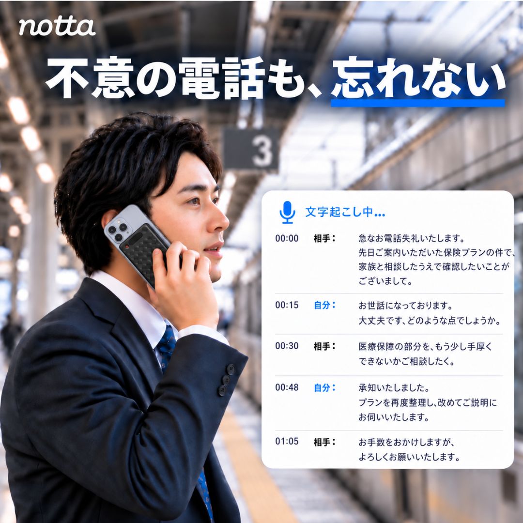 Notta Memo Type-C充電 AIボイスレコーダー