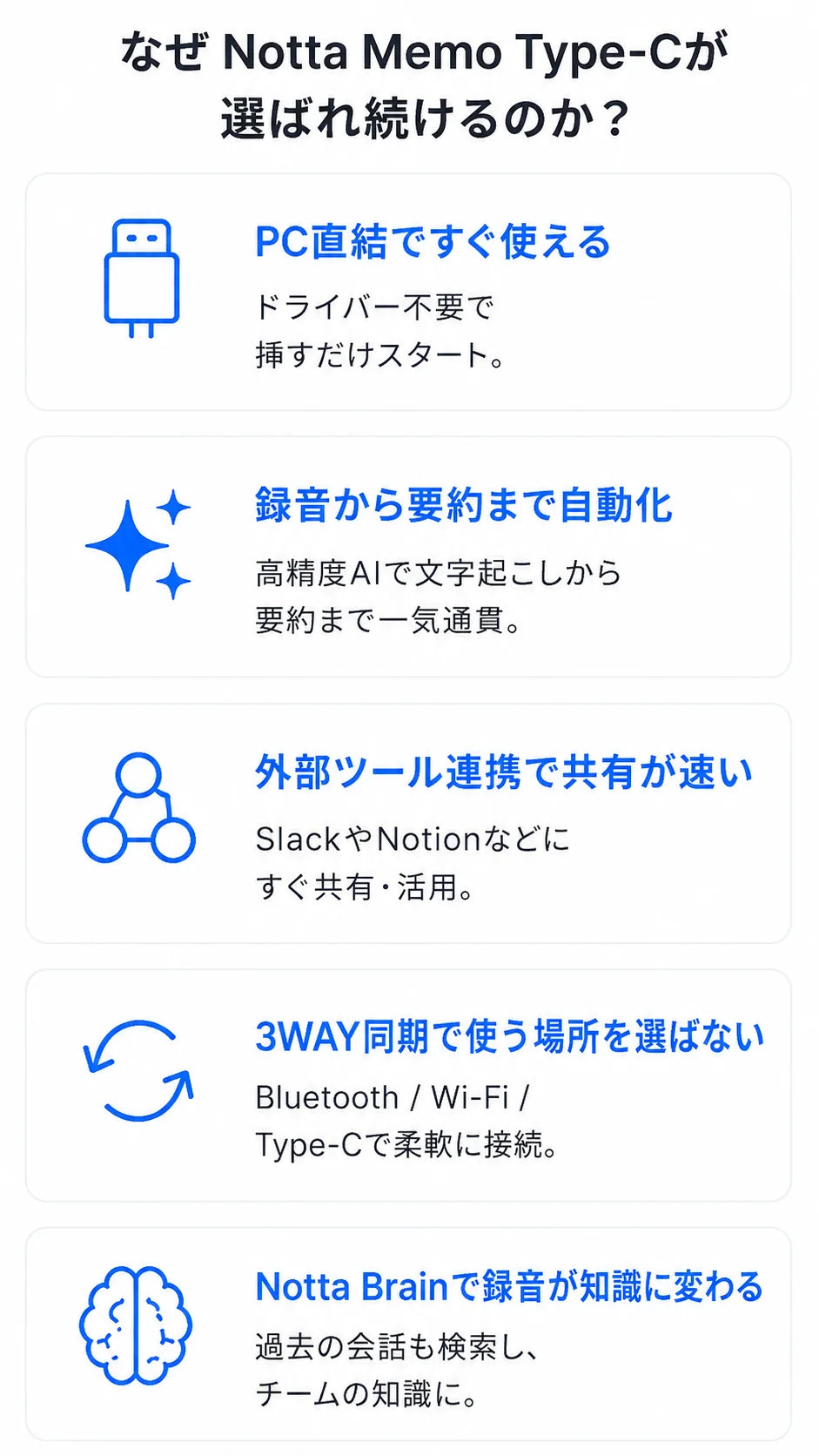 なぜNotta Memo Type-Cが選ばれ続けるのか